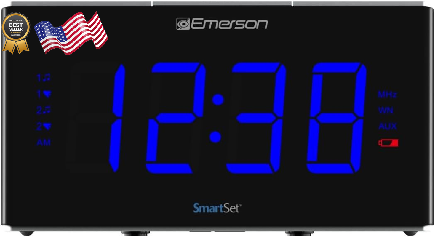 Alarm Clock Radio Therapy White Noise/Nature Sounds 1.8