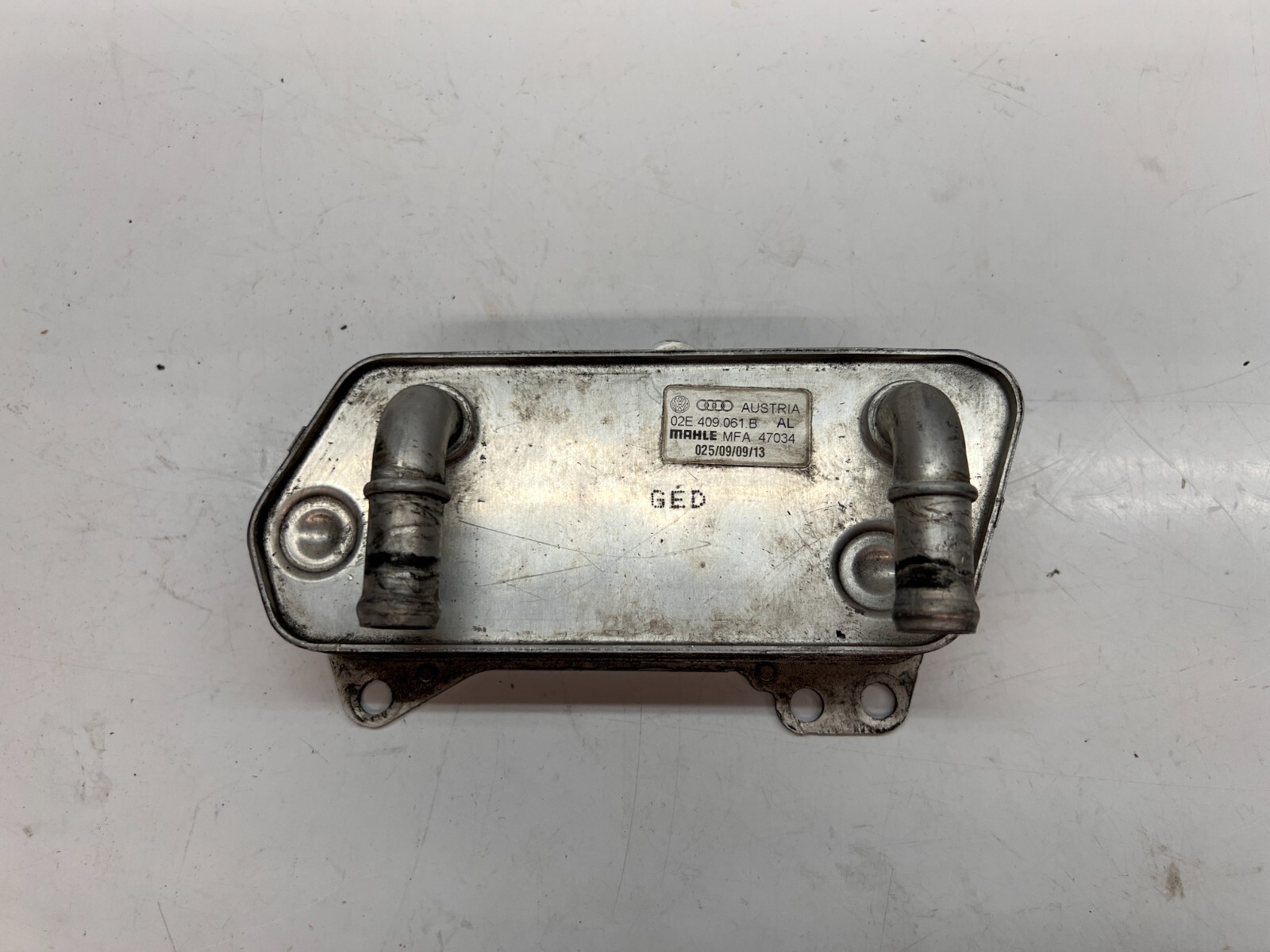 LAMBORGHINI AVENTADOR LP740 750 TRANSMISSION OIL COOLER OEM 02E409061B