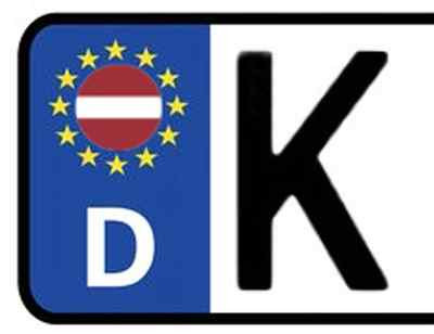 2x license plate sticker Latvia Latvija license plate sticker