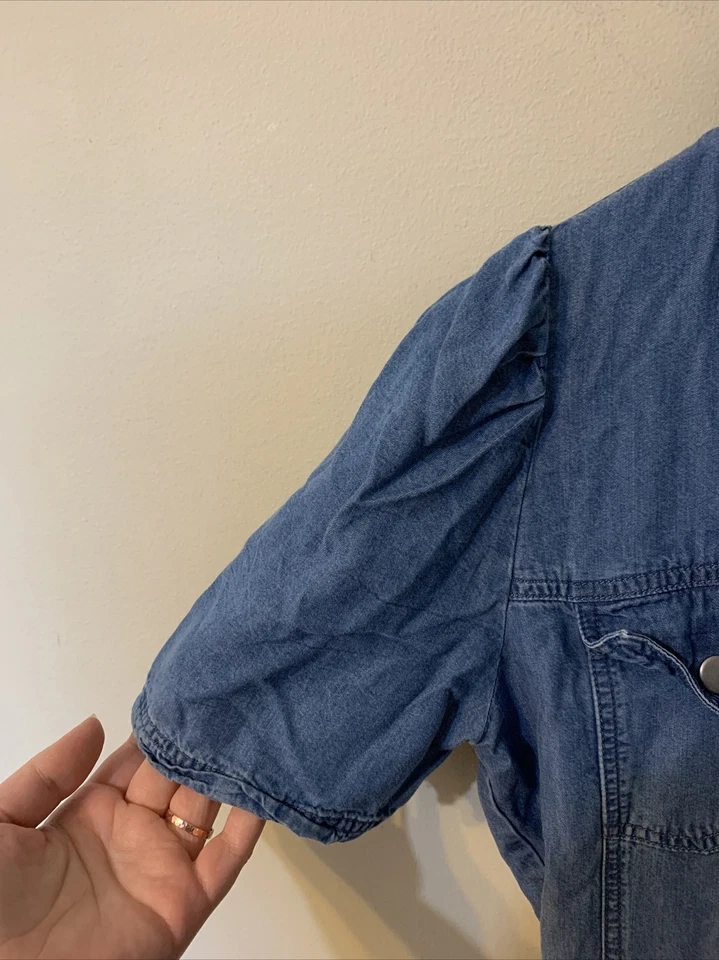 BB DAKOTA Steve Madden женщин West поведения Chambray стиль комбинезон, размер 0 - Изображение 4 из 4