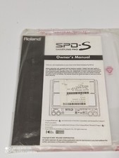 Original Roland SPD-S Sampling Pad Owner's Manual NEW