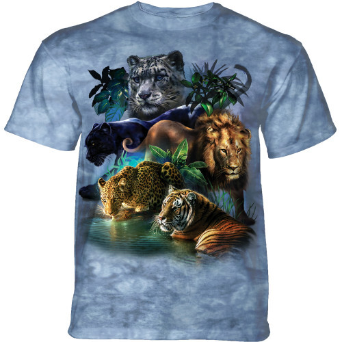 The Mountain Erwachsenen T-Shirt "Big Cats Jungle" Gr.L - Bild 1 von 2