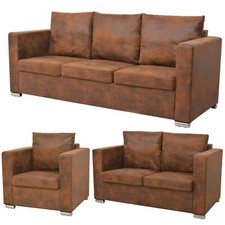 Sofa Sessel Loungesofa Polstersofa Couch Sofagarnitur Couchgarnitur 3 Größe