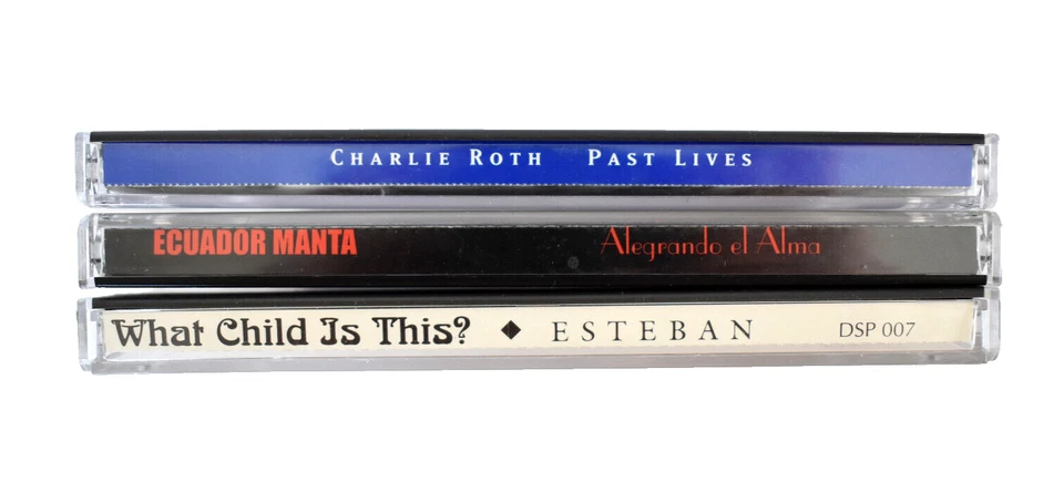 LOT OF 3 LATIN FOLK INSTRUMENTAL CDS CHARLIE ROTH AMERICANA MUSIC ECUADOR MANTA Foto 4 de 4