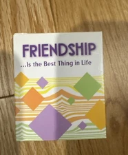 Friendship by Blue Mountain Arts Collection (2010, Hardcover) miniature book
