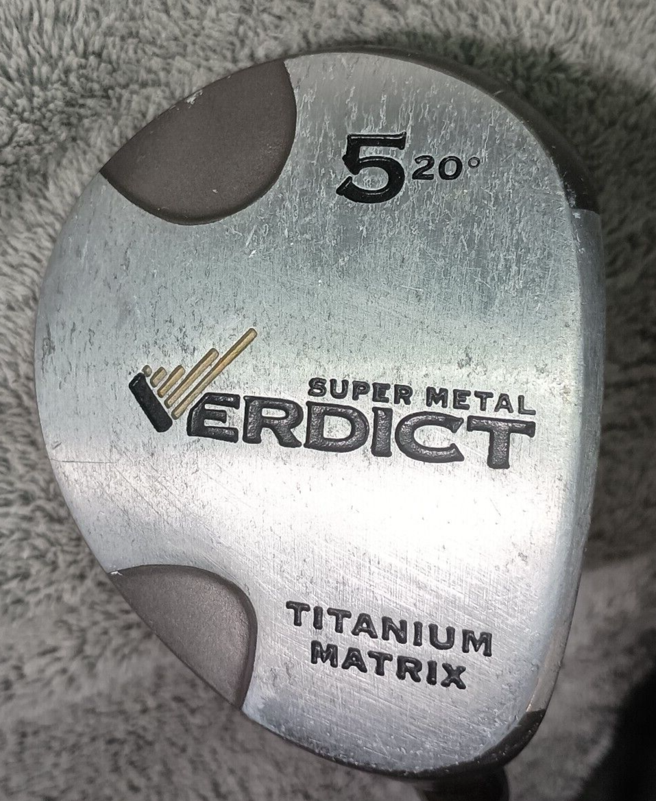 mowl サーベイランス　C3 クラウンst　EDGE　バイメタル　引退品セット Verdict Super Metal Titanium Matrix 20° 5-Wood Regular Steel R