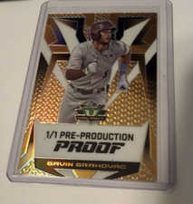 2024 Leaf Valiant 1/1 Pre-Production Proof Gavin Grahovac Gold