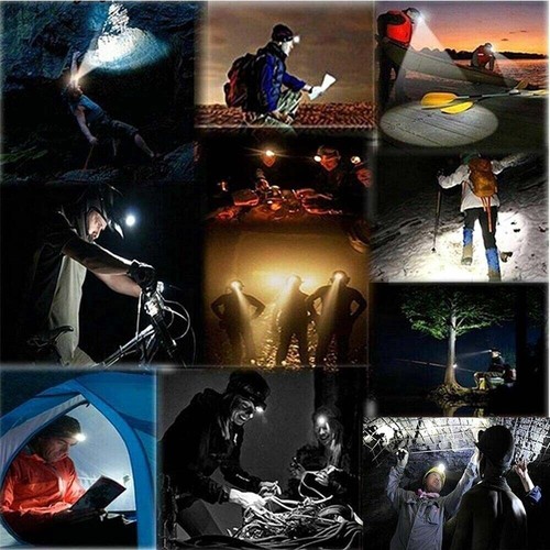 990000 Lumen LED Rechargeable Headlamp, 60H Long Battery Life Head Lamp with 5 Modes & Ipx7 Waterproof & Zoomable, 120 Adjustable Head Light for