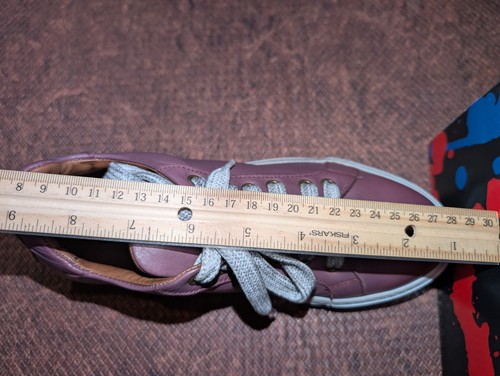 Bueno Reece Mauve Leather Trainers Sneakers Size 38 (7.5 US) Made In Turkey NIB - Picture 12 of 12