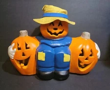 Halloween Fall VTG 90s Jack-O-Lantern Pumpkins Paper Magic Group 1993