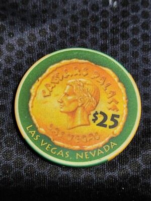 Caesars Palace $25 35 Year Anniversary Hotel Casino Chip - Las Vegas - Vintage