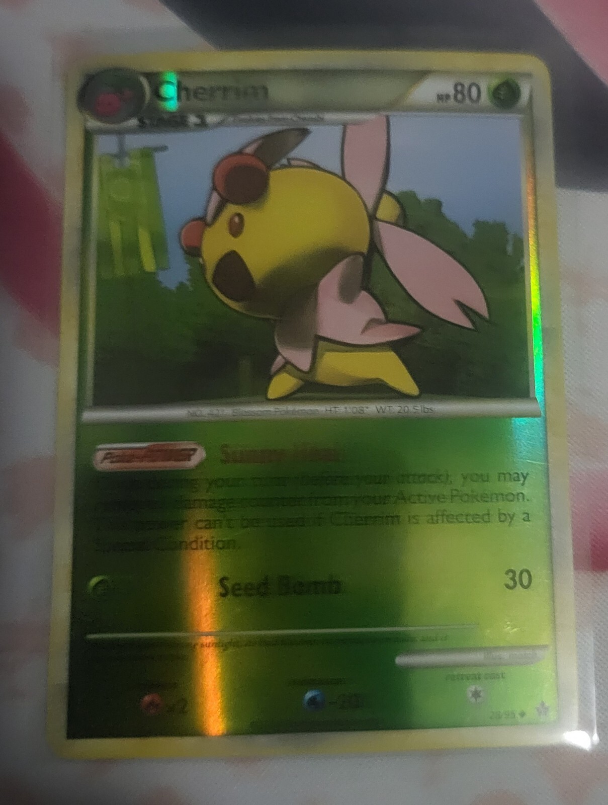 Cherrim 28/95 Reverse Holo HS Unleashed Pokemon Card