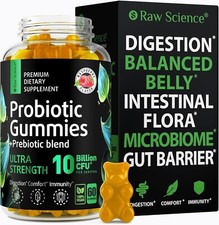 PROBIOTIC PREBIOTICS FIBER GUMMIES SUPPLEMENT- DIGESTIVE  IMMUNE SUPPORT 60