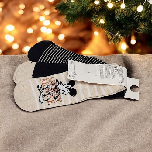 Disney Mickey Mouse Trainer Socks 3 Pairs - Picture 9 of 15