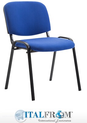 Sedia Ufficio Poltrona Attesa Conferenza Blu Sedia per Chiesa