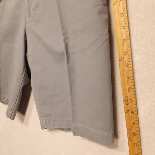 Dockers Mens Waterless Chino Shorts Sz.32 Gray/Cotton/Hidden Security Pocket/New - Picture 9 of 11