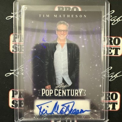 TIM MATHESON 2026 Leaf Metal Pop Century Prismatic Purple 1/1 Auto-Animal House