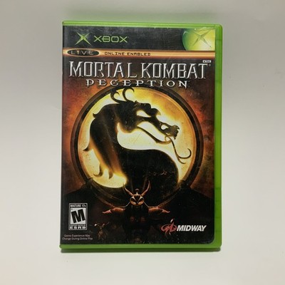 Mortal Kombat Deception - Xbox - w/ manual Midway Microsoft rated Mature