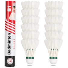 Great Stability Badminton Shuttlecocks, 12 Pack