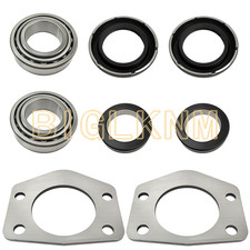 2set Rear Axle Bearing Retainer Seal Kit For Jeep Tj Wrangler Dana 44 1997-06