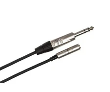 Hosa Pro HXMS-010 Headphone Adapter Cable REAN 3.5mm TRS Female to 1/4" TRS Male
