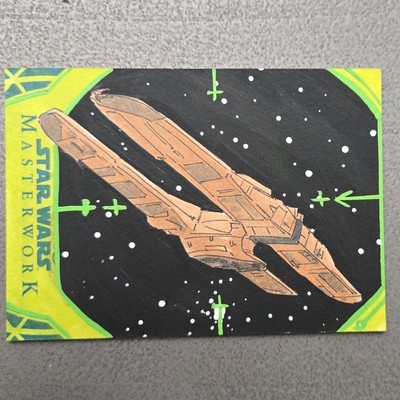 2018 Topps Star Wars MASTERWORK ''C-9979 LANDING CRAFT'' Marsha Parkins SKETCH