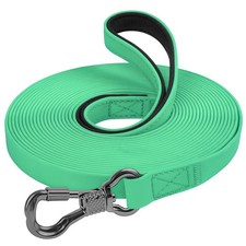 XiaZ Waterproof Long Dog Leash, Training Line Lead for Large 30ft, Teal