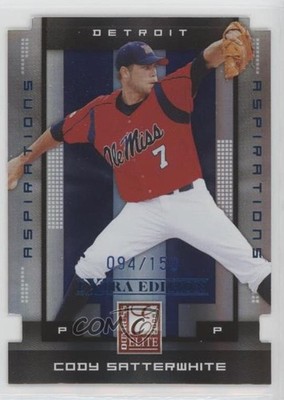 2008 Donruss Elite Extra Edition Aspirations Die-Cut 94/150 Cody Satterwhite hv1