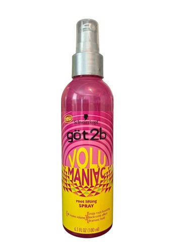 Schwarzkopf Got2b VOLUMANIAC ROOT LIFTING SPRAY 6.1 Oz Discontinued NEW ...