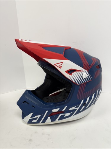 Answer AR1 V2 Bold Helmet Red/White/Blue Small - Picture 2 of 9