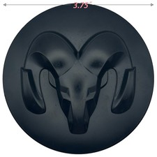 For Dodge Ram 2500 Oem Center Cap 2014-2018 Black 04726368aa 2495 3.75 In