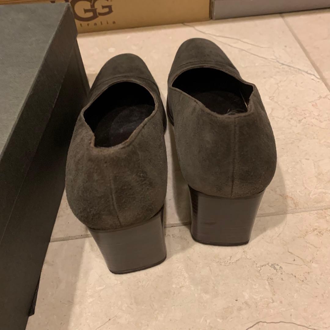 Gucci Heels Pumps Shoes Brown Suede Size 38.5 US About 8.5 For Women thumbnail 22