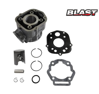 Kit Cylindre Piston Fonte Neuf P2R Pour Gilera SMT 50 2006-2020 – Compatible DERBI Euro3, Complet Avec Segments Et Joints