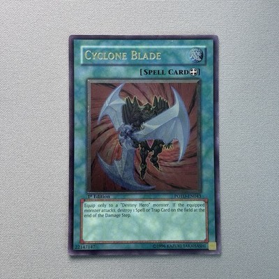 Cyclone Blade POTD-EN043 Ultimate Rare 1st Ed LP Yugioh