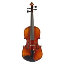 Fame FVN-118, 1/4 Violine, Vollmassiv, Ebenholz-Garnitur, Brasilholz-Bogen