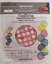Cando Hand Exercise Web 7in Light Red Small LATEX Finger Wrist Forearm Stroke