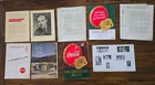 Vintage  Coca Cola Ephemera Lot from 1940's and 50's Advertising Price Lists