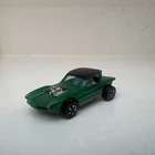 1967 HOT WHEELS Redline PYTHON GREEN MISSING REAR WHEEL
