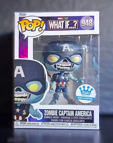 Zombie Captain America #948 Funko Pop Marvel What If? Funko.com Exclusive