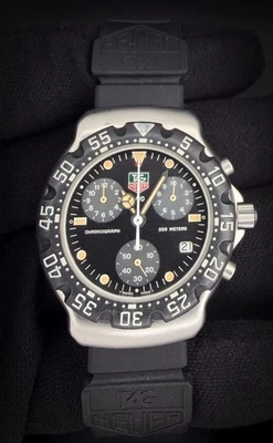 Vintage 1990's Tag Heuer Formula 1 Chronograph 571.531 Quartz 39mm + Serviced