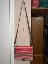 Fossil Passport Handbag Purse Zb6558993 Tan/p...