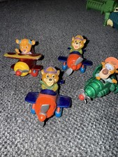 Vintage 1989 Complete Set Of 4 Disney TaleSpin Airplane McDonalds Toys