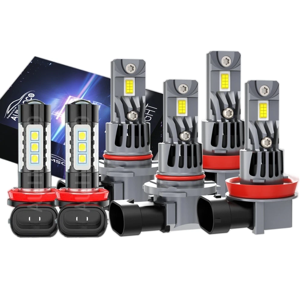 For Ram 1500 2019-2021 6x LED Headlight Bulbs Hi/Lo Fog Beam Bright White 6500K