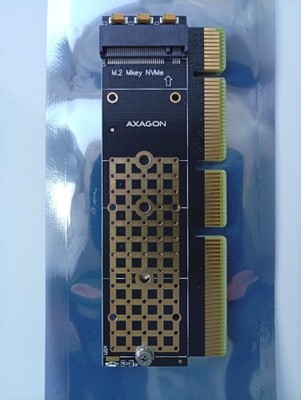 AXAGON Adapterkarte M.2 NVMe SSD 2280/60/42/30 zu PCIe 3.0