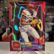 Chase Sowell 2025 Bowman University Chrome 1st Pink Lava Refractor RC SSP ⭐️MINT