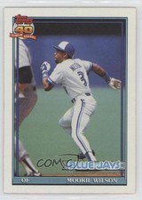 1991 Topps Mookie Wilson #727 0h9h