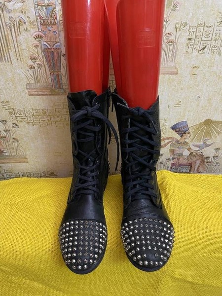 Women Steve Madden Boots Black Leather 38 #NVUS