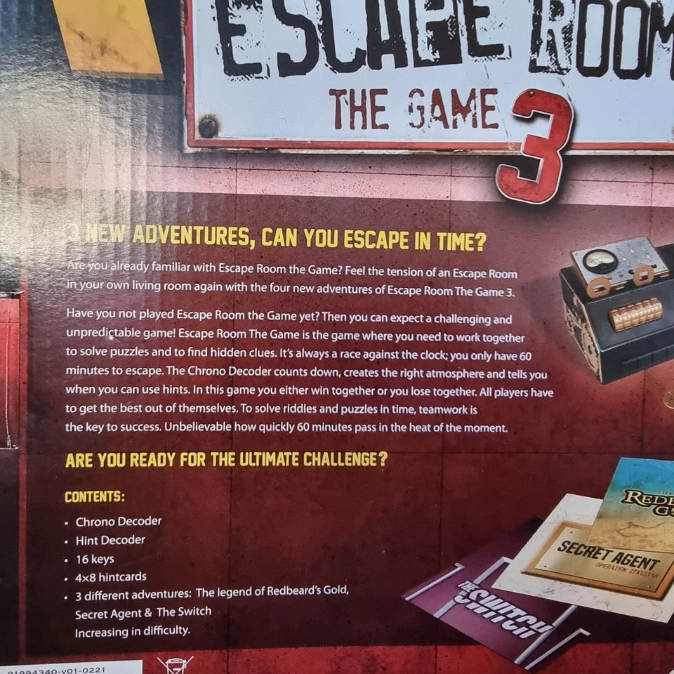 Escape Room 3 | Titanic, Alice in Wonderland, Dawn of the Zombies WITH DECODER - Image 4 of 4