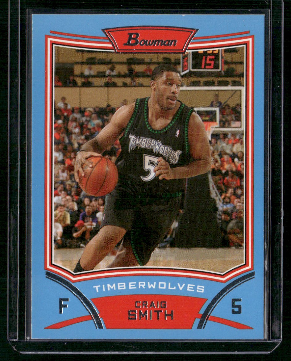 2008-09 Bowman #75 Craig Smith Blue #/499