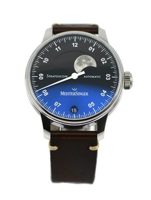 Meistersinger Stratascope Stainless Steel Watch ST982